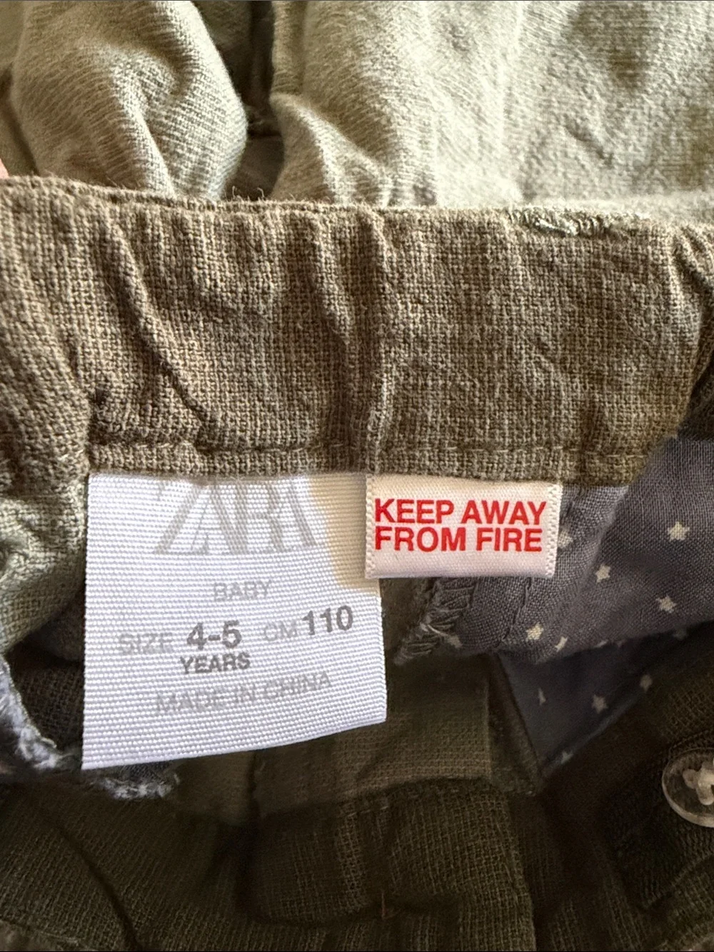 Classic Olive Boys Casual Shorts